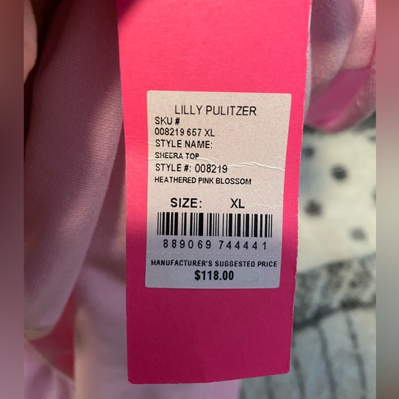 NWT Lilly Pulitzer Blouse - Size XL - Picture 6 of 7